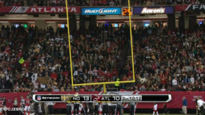 Graham bent goal post